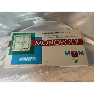 MONOPOLY Board Game Vintage 1973 Real Estate Board Game